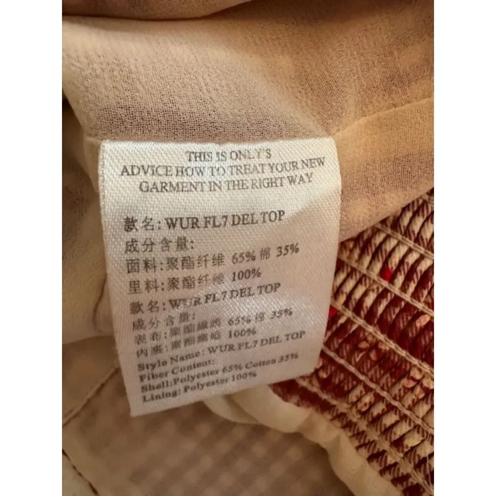 Only Love Urbanized Cottage Core gingham print corseted cropped top, M - Picture 4 of 4